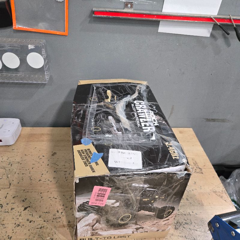 Photo 1 of **controller broken** Jiakora RC Cars Remote Control Car 1:12 Off Road Truck, Metal Shell LED Headlights Offroad Monster RC Truck, 4x4 All Terrain Hobby RC Cars Toys for Boys Kids Adults Gifts 8-12