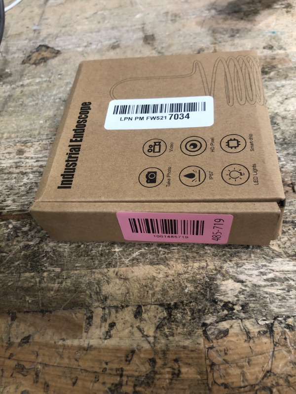 Photo 1 of [Dual-Lens] Endoscope Camera with Light, 1920P HD Borescope with 8+1 Adjustable LED Lights, IP67 Waterproof 16.5FT Semi-Rigid Snake Cord Inspection Camera for iPhone, iPad and Android Phone (Type C)