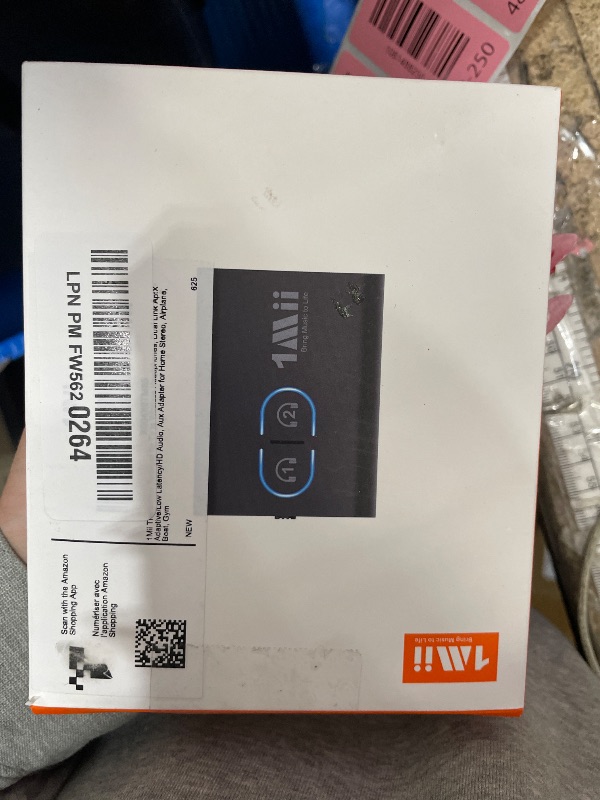 Photo 1 of 1Mii Bluetooth 5.3 Transmitter Receiver for TV to Wireless Headphones, Dual Link aptX Adaptive/Low Latency/HD Audio, Aux Bluetooth Audio Receiver Adapter for Home Stereo, Airplane, Boat, Gym