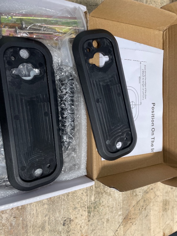 Photo 1 of **PARTS ONLY** Upgraded Gen-3 Mechanical Door Lock with Handle,Waterproof Outdoor Keyless Gate Lock with Keypad,for Bedroom,Garden,Yard, Warehouse Doors and Various Other Indoor and Outdoor Doors