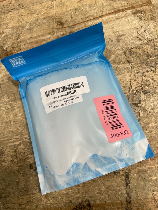 Photo 1 of 12 Pack Reusable Ice Cubes for Drinks, Quick Freeze Reusable Water Bottle Ice Stick BPA Free, Washable Plastic Ice Cubes for Whiskey, Wine, Coffee (Blue&Transparent)