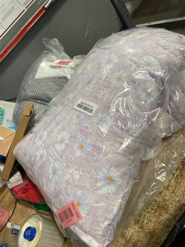 Photo 1 of ?JHCHMX Floral Toddler Nap Mat with Pillow and Blanket,Extra Large Roll Up Kids Sleeping Mat,Soft Slumber Bags for Girls,Perfect for Daycare,Preschool,Travel Camping- Purple