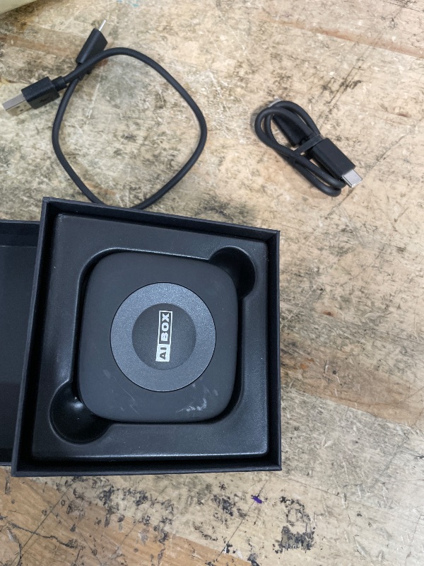Photo 1 of **FOR PARTS ONLY/ NON-FUNCTIONAL*** Ai Magic Box for Streaming Netflix/YouTube/TikTok, Wireless CarPlay Adapter Dongle Support TF Card for OEM Wired Car Play & Android Auto Cars