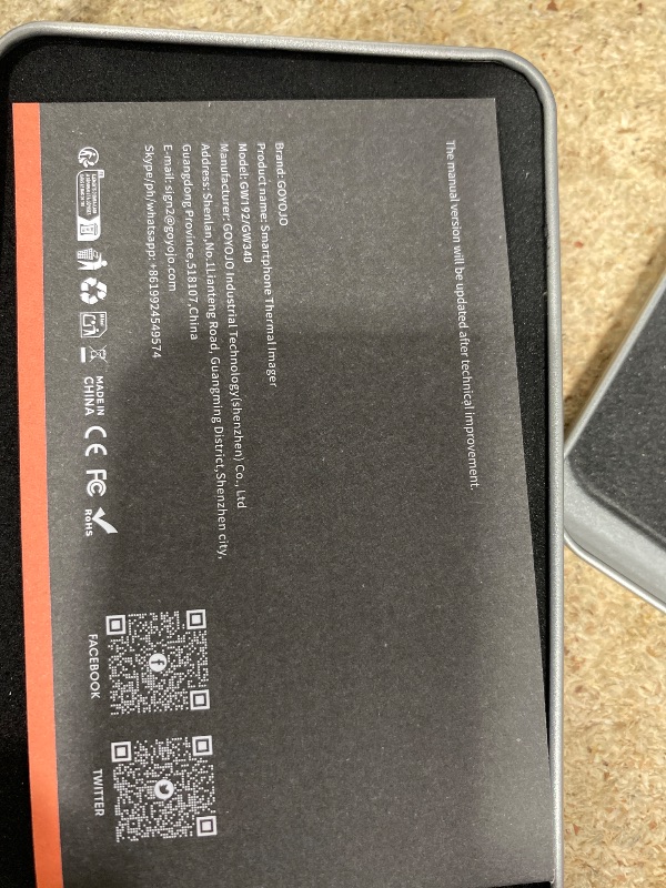 Photo 1 of **FOR PARTS ONLY** GW340 Thermal Camera for iPhone/Android/Tablet, 512x384 Super IR Resolution, Thermal Imager iOS 17/16/15 Series & iPads USB-C Port, 256x192 IR Resolution Home Inspection, HVAC, Automotive -4°F~752°F