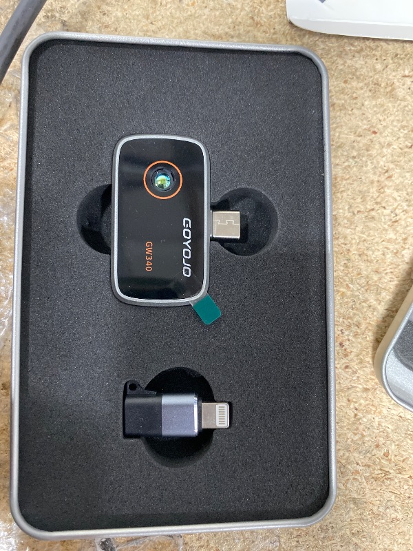 Photo 1 of **FOR PARTS ONLY** GW340 Thermal Camera for iPhone/Android/Tablet, 512x384 Super IR Resolution, Thermal Imager iOS 17/16/15 Series & iPads USB-C Port, 256x192 IR Resolution Home Inspection, HVAC, Automotive -4°F~752°F