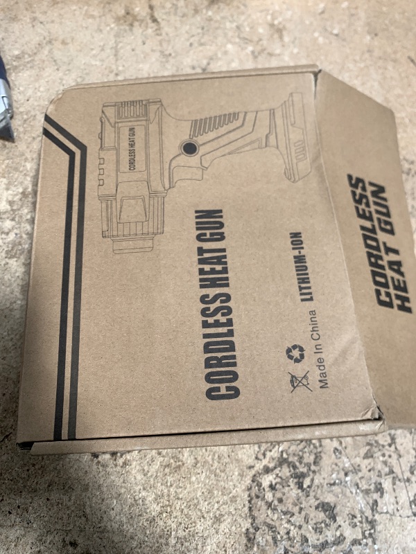 Photo 1 of ?380W?1022°F & 572°F?Cordless Heat Gun Compatible with Milwaukee M18 18V Battery, Portable Hot Air Gun Fast Heating Dual Temp with LED Light 4 Nozzles for Shrink Tubing, Resin, Vinyl Wrap (No Battery)