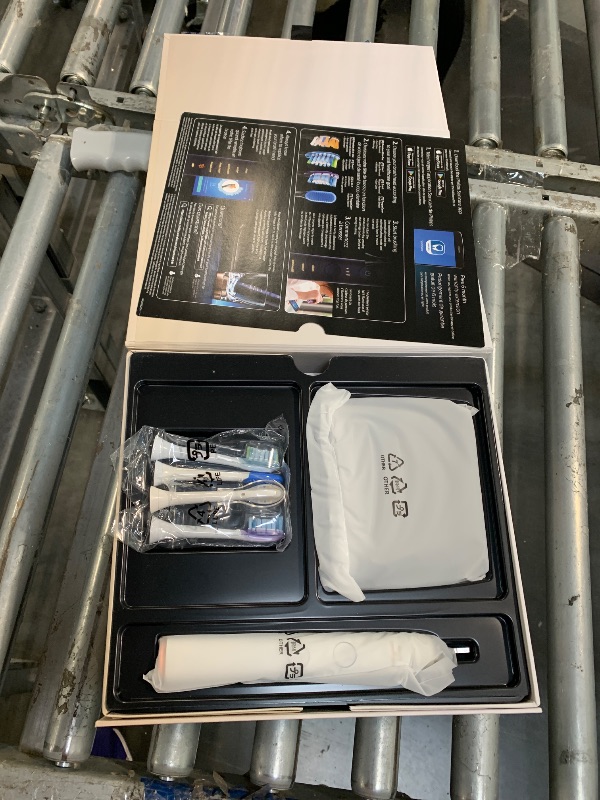 Photo 1 of Philips Sonicare DiamondClean Smart 9750 Electric Toothbrush, Sonic Toothbrush with App, Pressure Sensor, Brush Head Detection, 5 Brushing Modes and 3 Intensity Levels, Rosegold, HX9924/67