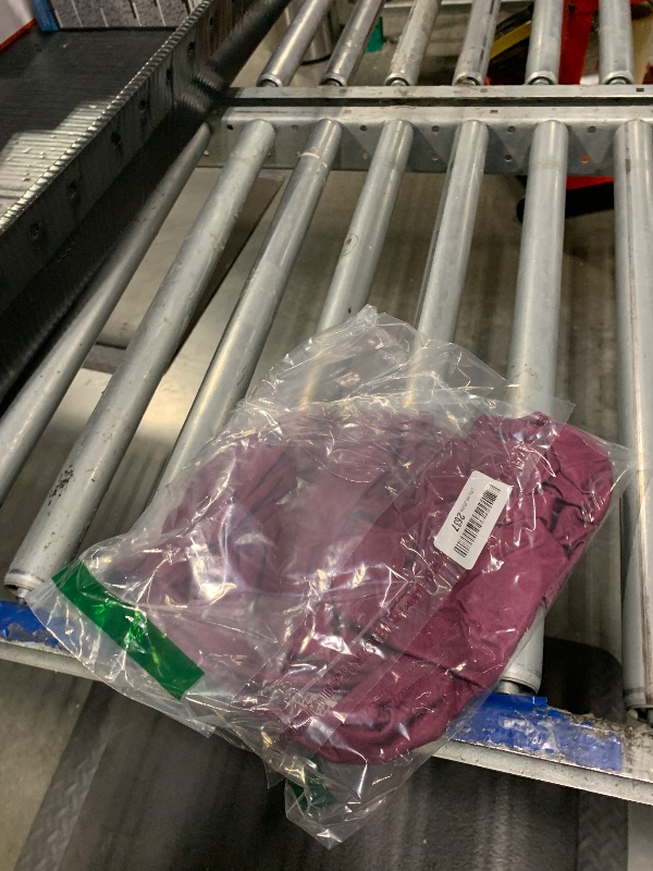 Photo 1 of **NO SHORTS** GORGLITTER Women's Plus Size Pajama Set 2 Piece Letter Short Sleeve Shirt Plaid Boxer Shorts Pjs Lounge Sets Purple 2XL