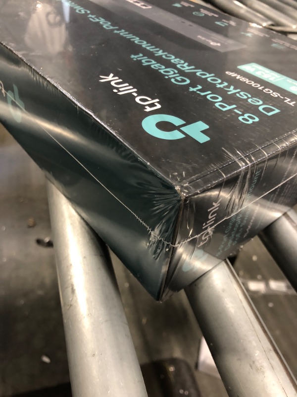 Photo 1 of **FACTORY SEALED** TP-Link 8 Port Gigabit PoE Switch | 8 PoE+ Ports @126W | Plug & Play | Limited Lifetime Protection | Desktop/ Rackmount | Prioritized Power Supply | Sturdy Metal | Shielded Ports (TL-SG1008MP)