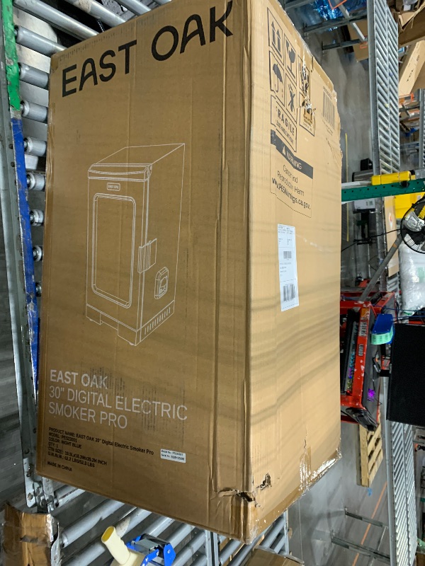 View 2 of *USED*
EAST OAK 30" Electric Smoker for Outdoors | Built-in Meat Probe & Up to 6× Longer Smokes on a Single Load | Side Chip Loader for Uninterrupted Smoking | Bigger Batches with 725 sq in Cooking Area