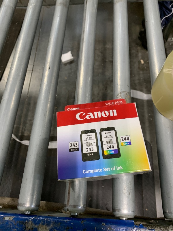 Photo 1 of **COLORED INK IS OPENED** Canon PG-243 / CL-244 Genuine Ink Value Pack (2 Cartridges), Compatible with iP2820, MX492, MG2420/2520/2920/2922/2924/3020/2522/2525, TS3120/302/302a/202/4520/3320