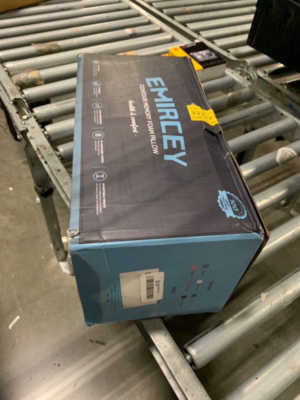 Photo 1 of **retail: $59.99***
Emircey Clinical-Level Relief Cervical Neck Pillow for Sleeping, Orthopedic Contour Memory Foam Pillow for Side Sleepers, Cooling Reading Pillow for Neck Relief, Ergonomic for Back Stomach Sleepers