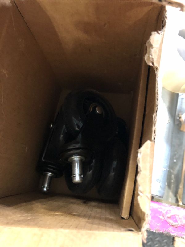 Photo 1 of **4 WHEELS** 10 Pack-OfficeSpin Office Chair Wheels Replacement, Roller Blade Wheels, Office Chair Casters for Hardwood& Carpet Floors (Clear)