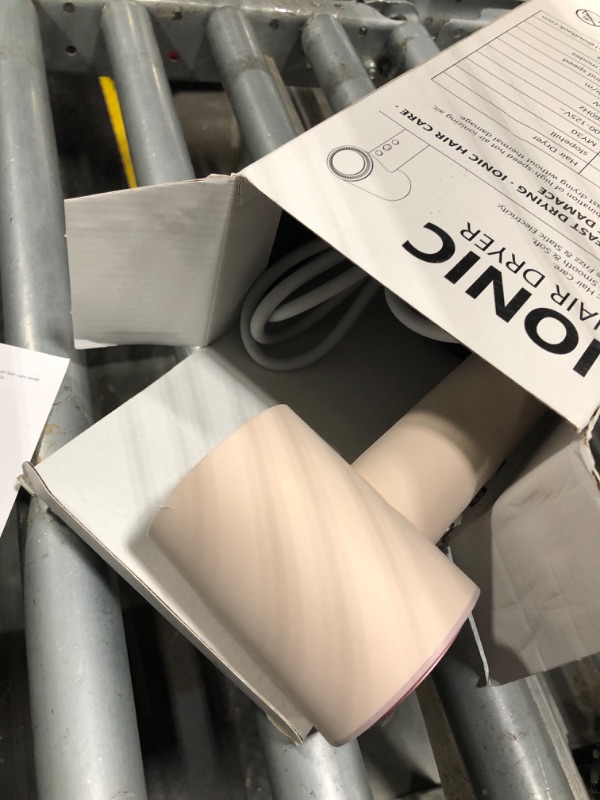 Photo 1 of (OUTLET)slopehill 110,000 RPM Professional Hair Dryer - 0.8lb Ultra-Lightweight, 2 Billion Ion Technology for 98% Frizz Reduction, AI Smart-Temp Control, Magnetic Attachments for All Hair Types (Pink)