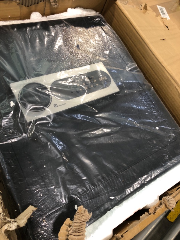 Photo 2 of DAYI Safe Box, 2.0 Cubic Feet Home Safe with Fireproof Waterproof Bag, Security Safe Box for Money Cash Valuables, Digital Electronic Keypad, Dual Alarm System, Removable Shelf - D-45