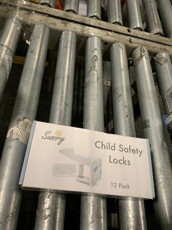 Photo 1 of 12 Pack Cabinet Locks Child Safety | Baby Safety Cabinet Locks NO Drilling 3M Adhesive Baby Proof Drawer Lock Child proofing cabinets latches for Kids Latch for Drawers & Door Child Safety Locks