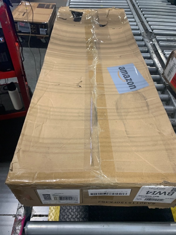 View 2 of **Factory Sealed** IZEUK 1400 LBS Garage Black Shelving Wide Storage Shelves 4 Tier Adjustable Heavy Duty Metal Wire Rack Standing Shelf Unit for Kitchen Office College Dorm Garage Warehouse 15.8" x 45.8"x 59.4"