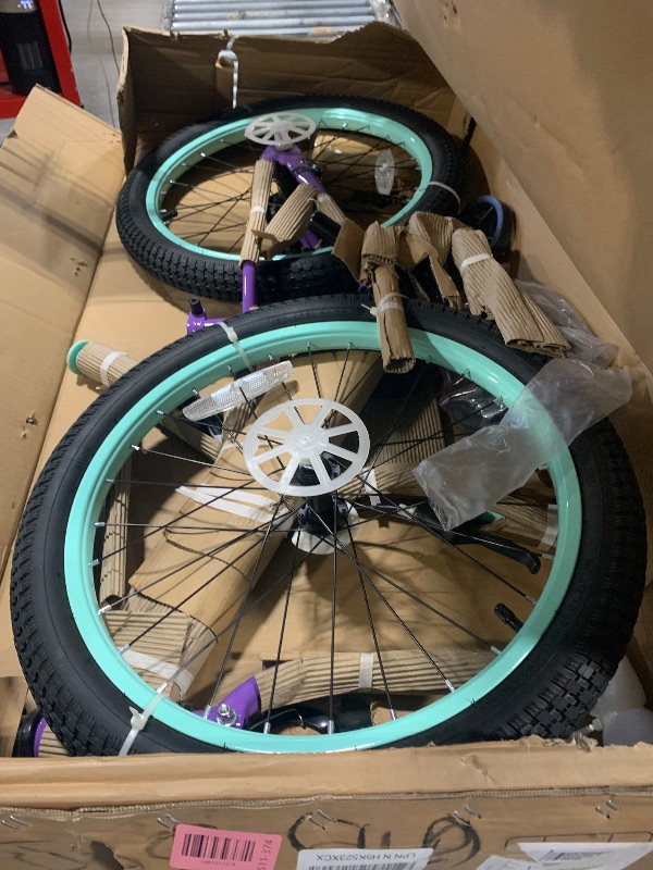 Photo 1 of **MISSING PARTS**
JOYSTAR 20 Inch Girls Bike with Training Wheels for 5-9 Years Old Children 20" Girls Mountain Bikes for Kids Early Rider Kids' Bicycles Purple