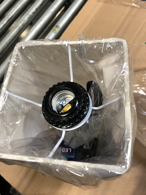 Photo 1 of **** ONLY 1// SIMILAR PRODUCT, VERIFY ACTUAL IMAGE**** 21" Touch Bedside lamps with 2 USB & AC Outlets, 3-Way Dimmable Bedside Table Lamps Set of 2 for Bedroom Living Room Office Reading, Beige Linen Shade Lamps for Night Stands, 2700K LED Bulbs Included