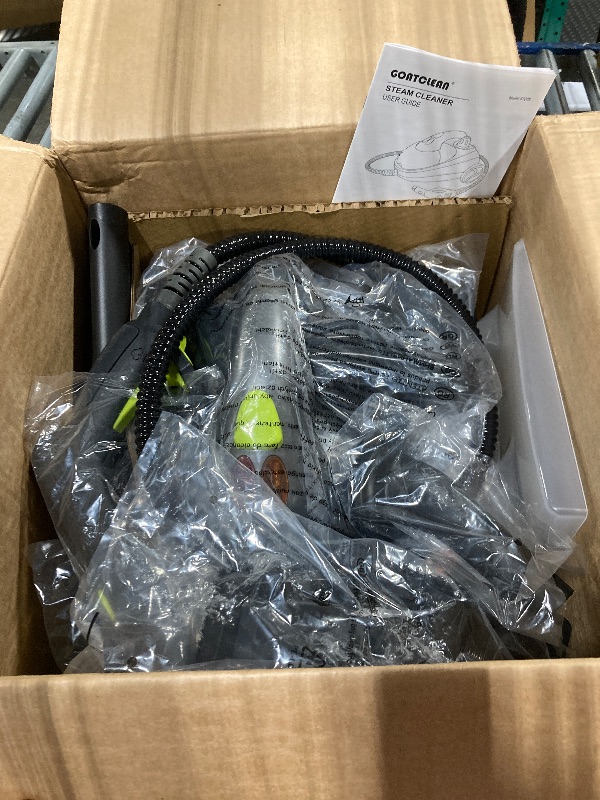 Photo 3 of GOATCLEAN Heavy-Duty Steam Cleaner - 1500W Multipurpose Handheld Floor Steamer with 22 Accessories 16ft Cord for Home, Car Detailing, Tile, Grout, Carpet, Wallpaper, Upholstery, Window, Deep Cleaning