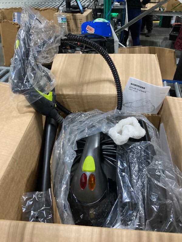 Photo 4 of GOATCLEAN Heavy-Duty Steam Cleaner - 1500W Multipurpose Handheld Floor Steamer with 22 Accessories 16ft Cord for Home, Car Detailing, Tile, Grout, Carpet, Wallpaper, Upholstery, Window, Deep Cleaning