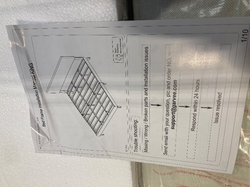 Photo 1 of Garvee King Bed fram Tan 
