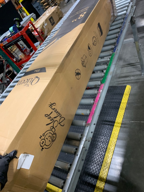 Photo 1 of ** NEW / NO RETURNS** NapQueen 8 Inch Innerspring Queen Size Medium Firm Memory Foam Mattress, Bed in a Box,White