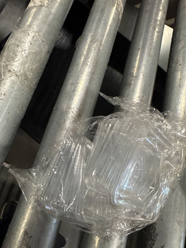 Photo 1 of ***missing lids****JOLLY CHEF 50 Pack 5 oz Plastic Dessert Cups with Lids and Spoons, Yogurt Parfait Appetizer Cup for Party, Clear Mini Dessert Shooter for Pudding Fruit Trifle Ice Cream