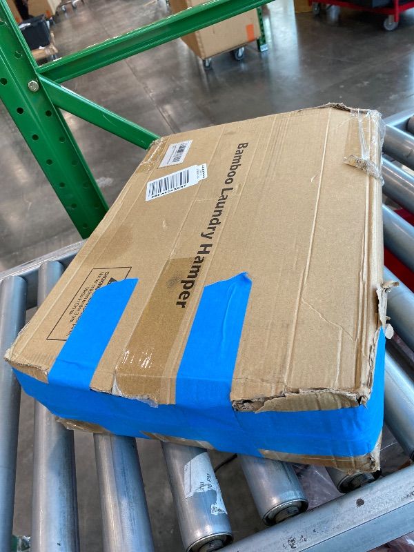 Photo 1 of *USED*
Laundry Hamper with Lid,Bamboo Large Waterproof Clothes Laundry Basket,Removable Washing Bags with Handles,clothes basket (Natural)