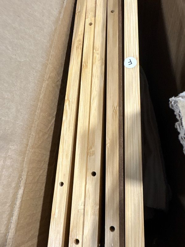 Photo 1 of *USED*
Laundry Hamper with Lid,Bamboo Large Waterproof Clothes Laundry Basket,Removable Washing Bags with Handles,clothes basket (Natural)