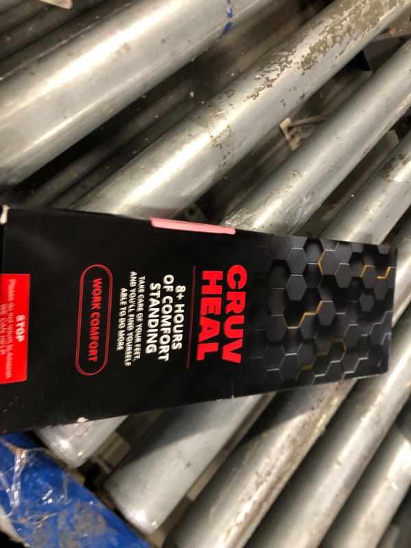 Photo 1 of (New) Work Comfort Orthotic Insoles - Anti Fatigue Shoe Insert Men Women - Low Arch Support - Shock Absorption - Foot Pain Relief - Work Boot Insoles (Black, L)