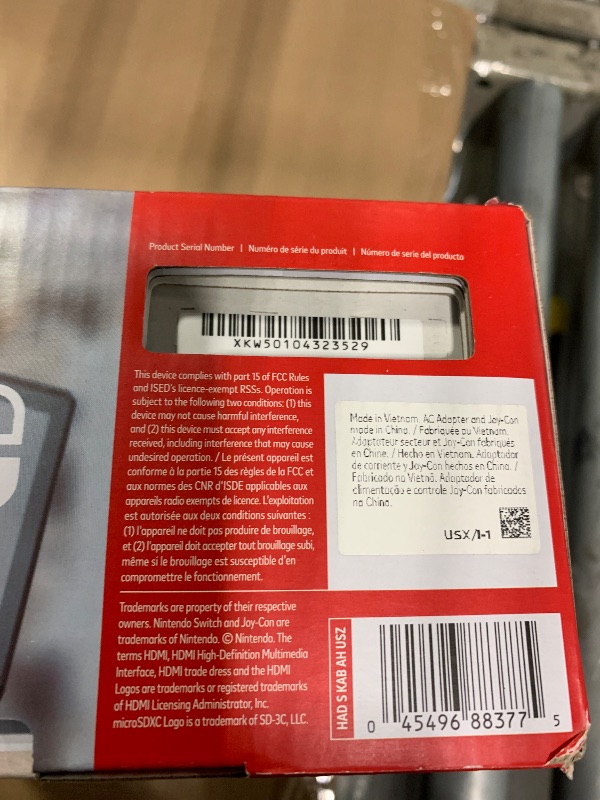 View 4 of Nintendo Switch™ with Neon Blue and Neon Red Joy?Con™