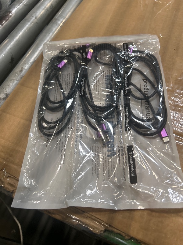 Photo 1 of [3Pack 6ft] Compatible with Samsung Galaxy S9 S10 S8 Plus Charger Cord(3A Fast Charging), TPE USB C Type Charger Cable,USB A to Type C Replacement for Samsung A32/A12/A10e/A20/A51/Note 20/9/8LG-Purple