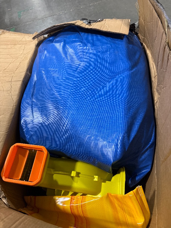 Photo 1 of **used**HeroKiddo Block Party Bounce House Commercial Grade for Kids and Adults (with Blower), Basketball Hoop, Outdoor Indoor, Birthday Party, Rental Quality, All Seasons, Big Inflatable 13x13