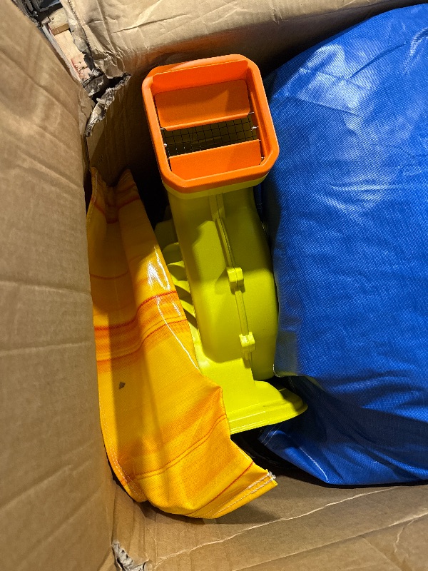 Photo 1 of **used**HeroKiddo Block Party Bounce House Commercial Grade for Kids and Adults (with Blower), Basketball Hoop, Outdoor Indoor, Birthday Party, Rental Quality, All Seasons, Big Inflatable 13x13