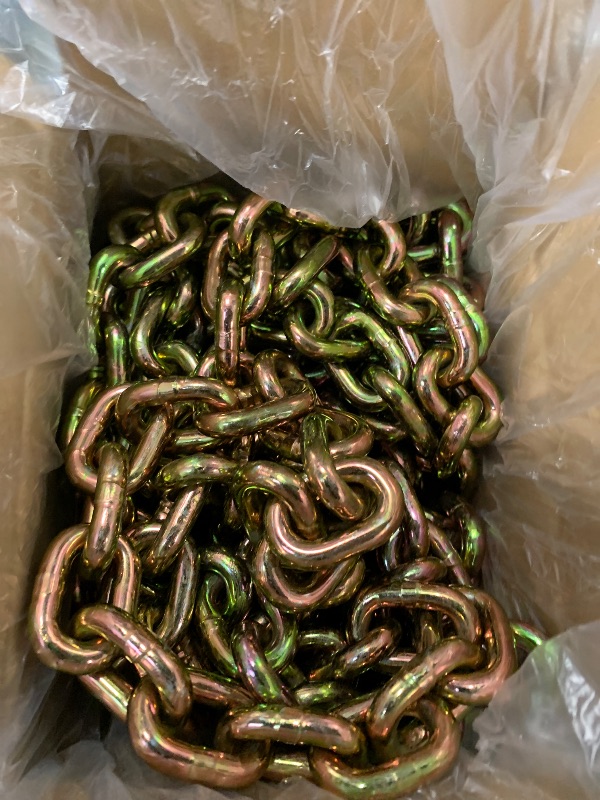 Photo 1 of ** SIMILAR IMAGE UNKNOWN SIZE OR MODEL**Digank Chain Binder 3/8" -1/2" Grade 70 and 3/8"×10ft Chains Includes (2) Binders and (2) Chains for Industrial Agricultural Towing Applications in Chain and Binder Kit