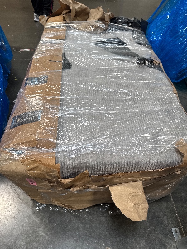 Photo 1 of ** SIMILAR IMAGE UNKNOWN MEASUREMENTS OR MODEL**Convertible Sleeper Sofa Bed, Sleeper Sofa with Pillow | Corduroy Fabric | High-Density Sponge | Fixed-Shape Frame, Modular Sofa Bed for Living Room Lounge Studio (Light Grey)