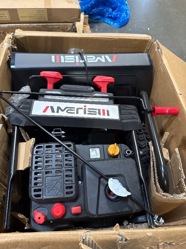 Photo 1 of ** VERY USED ***AMERISUN 26-Inch 2-Stage Gas Snow Blower with 212cc Engine, Self-Propelled Snow Thrower with 120V Electric & Recoil Start, Heavy-Duty 26" Clearing Width, 20" Intake Height, 180° Chute Rotation