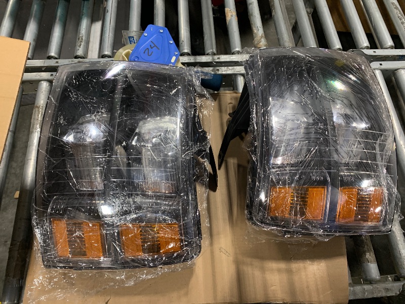 Photo 1 of Headlights Tail Lights Combo Compatible with Chevy Silverado 1500 2007 2008 2009 2010 2011 2012 2013 Chevrolet 2500 3500 HD 2500HD 3500HD Replacement Headlight Rear Brake Lamp Assembly, Black