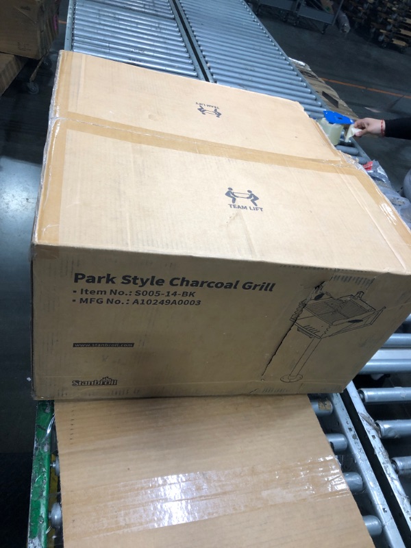Photo 1 of **ASSEMBLY INSTRUCTIONS INCLUDED**
Stanbroil Charcoal Barbecue Grill for Outdoor, Heavy Duty Steel Park BBQ Grill with Stainless Steel Cooking Grate and Above/In Ground Post for Camping and Backyard