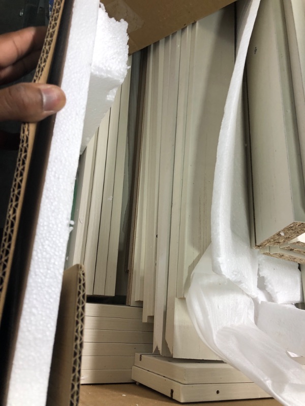 Photo 1 of **ASSEMBLY INSTRUCTIONS INCLUDED**
Huuger Nightstand with Charging Station, 3 Drawer Night Stand Set of 2, 22 Inch Wider Side Table with Storage, Farmhouse Nightstand with Vintage Handles, Thicken Base, for Bedroom, Distressed White