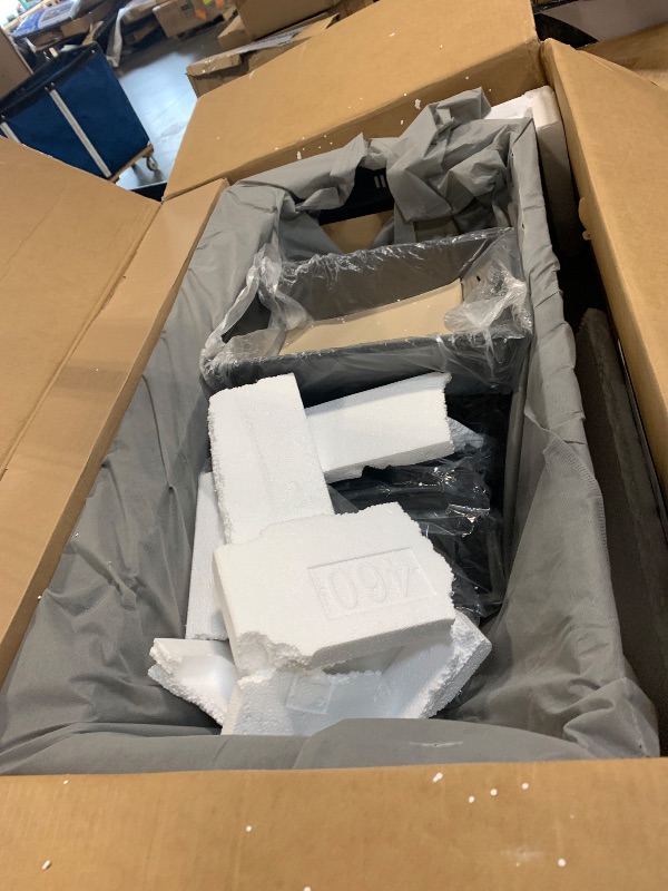 Photo 3 of Black Kitchen Sink 304 Stainless Steel Undermount/Drop In Waterfall Single Bowl Kitchen Workstation Sink with Pull-Out Faucet & Accessories (Whale, 33.5inch)