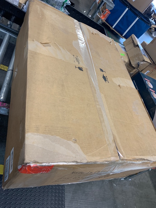 Photo 2 of Black Kitchen Sink 304 Stainless Steel Undermount/Drop In Waterfall Single Bowl Kitchen Workstation Sink with Pull-Out Faucet & Accessories (Whale, 33.5inch)