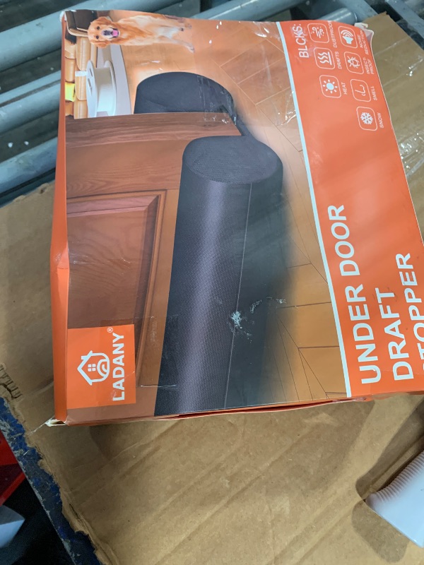 Photo 1 of (2 Pack) Under Door Draft Stopper, Under Door Blocker Size of Adjustable Size from 30" to 36", Easy Install,Gap Filler, Reduces Air Draft, Noise & Sound, Door Seal for Improved Insulation