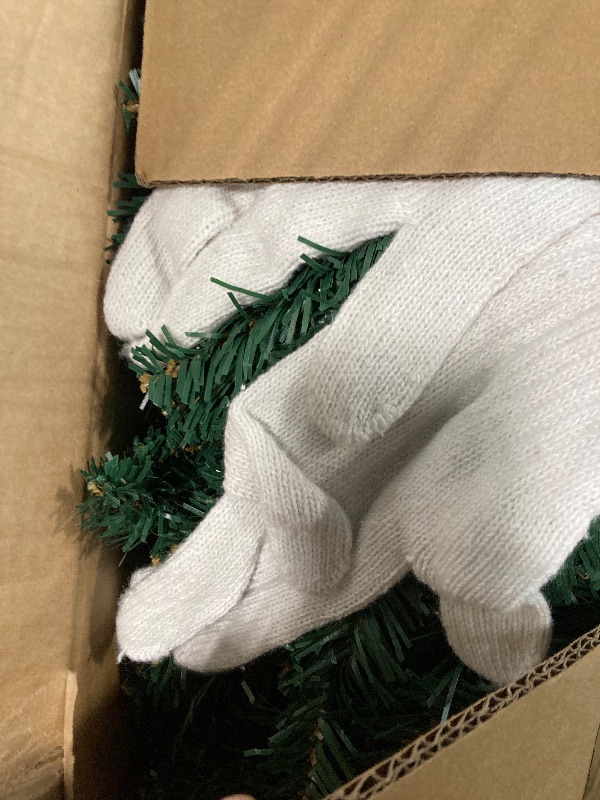 Photo 1 of 2-Pack Prelit Christmas Garland Battery Operated, Lighted Christmas Garland for Mantle & Outdoor Christmas Garlands for Stairs