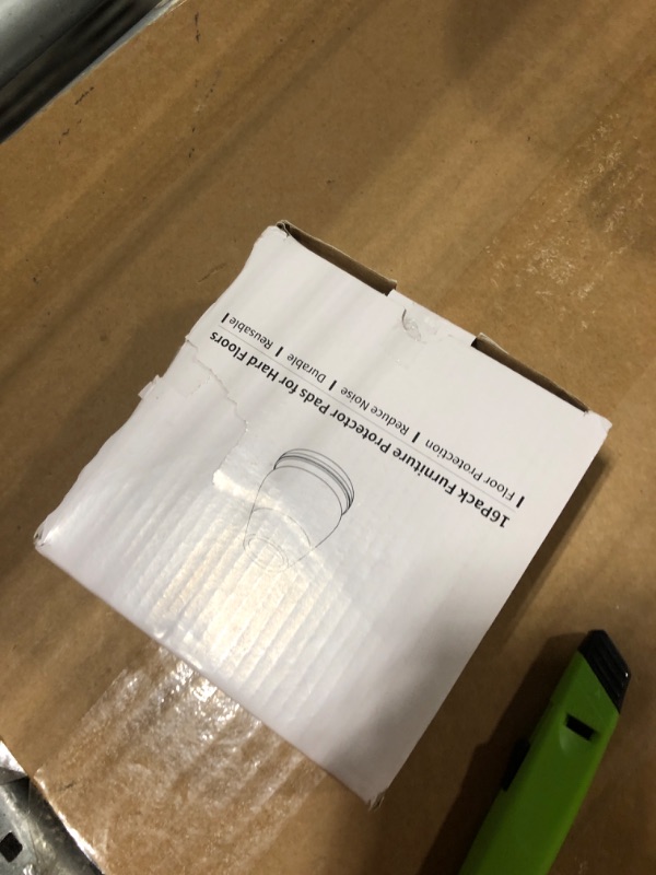 Photo 1 of 16PCS Extra Small Chair Leg Floor Protectors, Chair Leg Protector for Hardwood Floors, Metal Bar Stool Floor Protectors Chair Leg Caps, Round Felt Furniture Pads Chair Sliders(Black,Fit 0.55"-0.75")