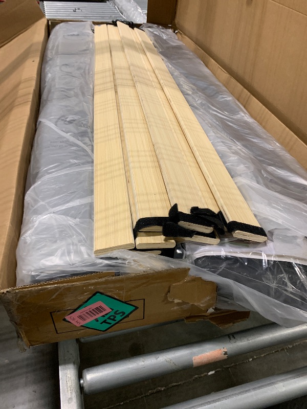 Photo 1 of *USED*
HAOARA Full Bed Frame with Headboard, Velvet Upholstered Platform Bed Frames with Wingboard, Contemporary Mattress Foundation, Noise Free, No Box Spring Needed, Easy Assembly, Black