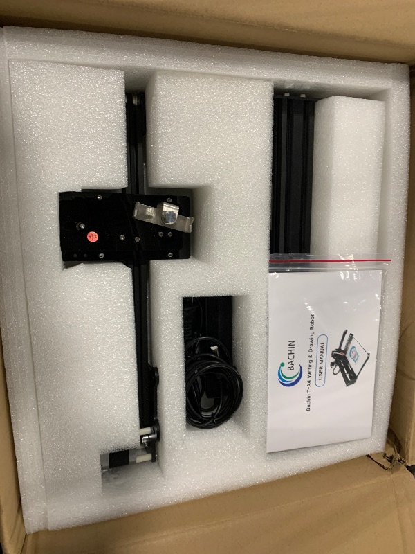 Photo 3 of BACHIN CNC Router Drawing Robot Kit, Pen Plotter & Handwriting Machine?XYZ Plotter iDraw Hand Writing Robot Kit Open Source for Maker, Working Area A4