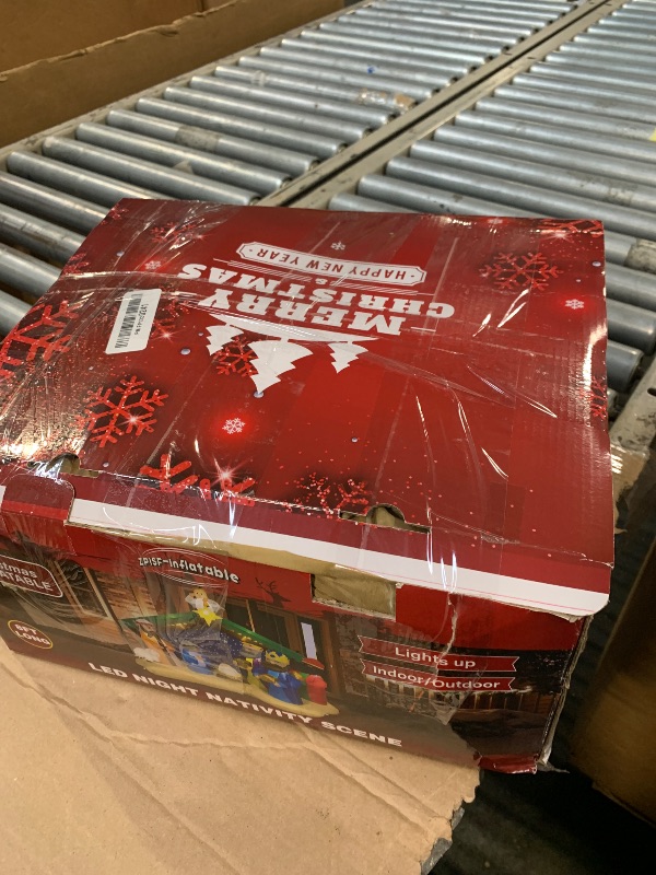 Photo 1 of *USED*
8 FT Christmas Inflatables Nativity Scene Outdoor Decorations, Christmas Blow Up Yard Decorations Nativity Sets for Garden Lawn Xmas Decor