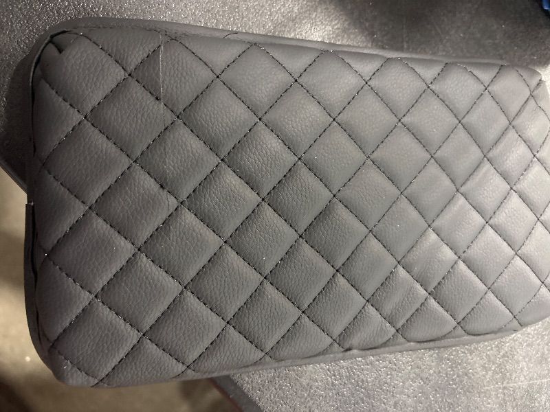 Photo 1 of **MINOR DAMAGE**
JOYTUTUS Universal Center Console Cover, Leather Arm Rest Covers Armrest Cover for Car, Middle Console Cover Lid, Car Arm Rest Cushion Pad for Most Vehicle, SUV, Car, Sedan, Car Black Accessories
